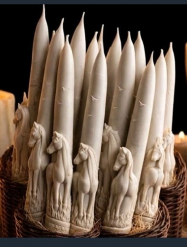 شمع قلمی طرح اسب نماد سال 1405